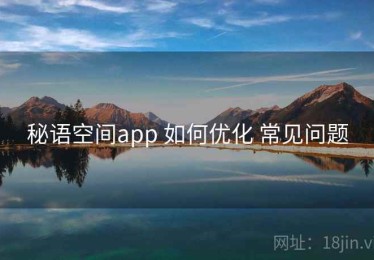秘语空间app 如何优化 常见问题
