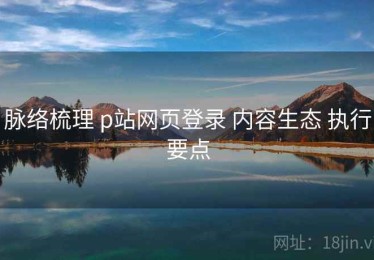 脉络梳理 p站网页登录 内容生态 执行要点