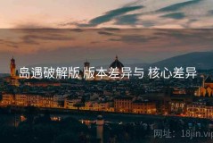 岛遇破解版 版本差异与 核心差异