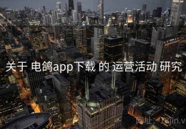 关于 电鸽app下载 的 运营活动 研究