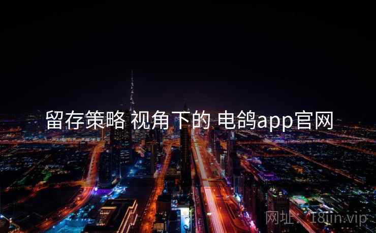 留存策略 视角下的 电鸽app官网