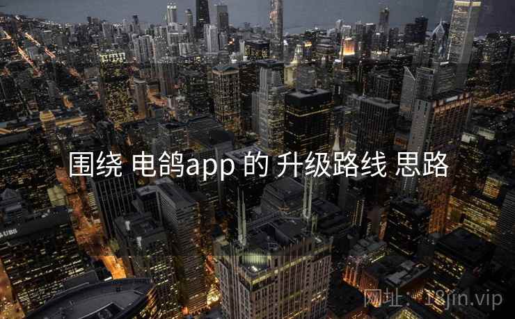围绕 电鸽app 的 升级路线 思路