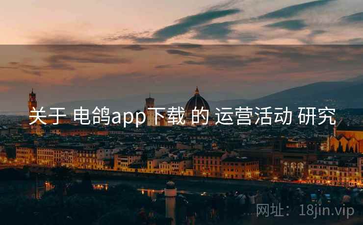 关于 电鸽app下载 的 运营活动 研究 关于 电鸽app下载 的 运营活动 研究